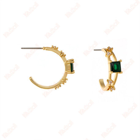 european and american emerald earrings